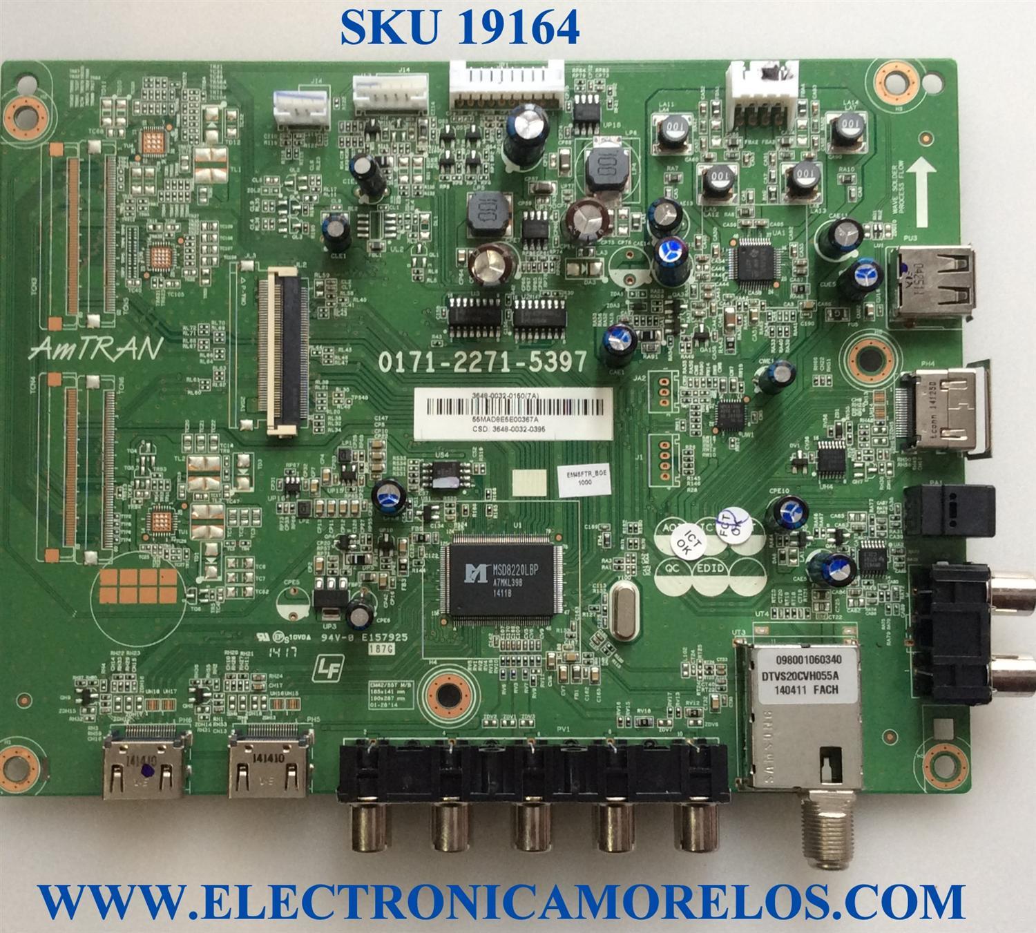 MAIN / JVC 3648-0032-0150 / 0171-2271-5397 / 3648-0032-0395 / PANEL HV480WU2-300 / MODELO EM48FTR